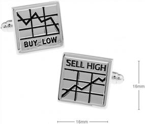 img 3 attached to Financial Consultant Investment Banking Cufflinks