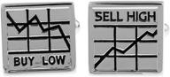 financial consultant investment banking cufflinks logo