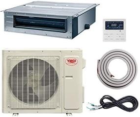img 3 attached to YMGI Ductless Mini Split Air Conditioner 24000 BTU 18 SEER Low Profile Concealed DC Inverter With Heat Pump System - 208-230V With 15 Feet Installation Kit