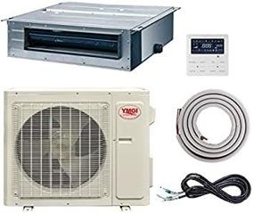 img 1 attached to YMGI Ductless Mini Split Air Conditioner 24000 BTU 18 SEER Low Profile Concealed DC Inverter With Heat Pump System - 208-230V With 15 Feet Installation Kit