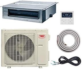 img 2 attached to YMGI Ductless Mini Split Air Conditioner 24000 BTU 18 SEER Low Profile Concealed DC Inverter With Heat Pump System - 208-230V With 15 Feet Installation Kit
