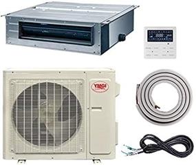 img 4 attached to YMGI Ductless Mini Split Air Conditioner 24000 BTU 18 SEER Low Profile Concealed DC Inverter With Heat Pump System - 208-230V With 15 Feet Installation Kit