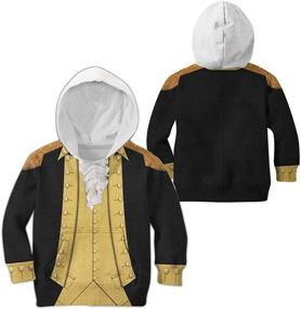 img 1 attached to 👕 SPCOSPLAY Fashion Historical Washington Sweatshirts for Boys - Trendy Fashion Hoodies & Sweatshirts