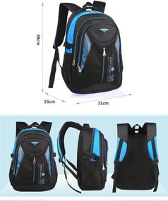 img 3 attached to Водонепроницаемые рюкзаки Студенческий рюкзак Bookbag