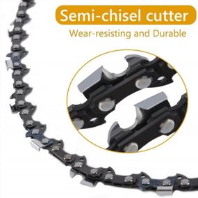 img 2 attached to 2-Pack ANLEOLIFE AC-S55 Chainsaw Chain For 16" Bar 3/8" LP Pitch .050" Gauge, 55 Drive Links Low Kickback Fits Oregon,Craftsman, Echo, Homelite, Poulan