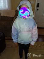 img 1 attached to adidas Girls' Gradient Fleece Hooded Pullover review by Stuart Dunn