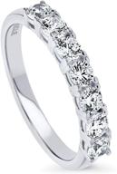 berricle sterling zirconia anniversary eternity women's jewelry : wedding & engagement логотип