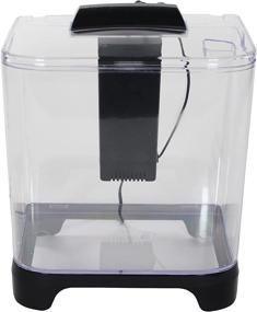 img 3 attached to 🐠 PENN-PLAX NuWave Betta Fish Tank Kit - Black - 1.5 Gallon with LED Light and Internal Filter
