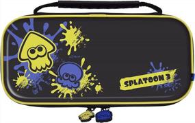 img 4 attached to Официально лицензированный кейс Nintendo Switch Premium Vault Case (Splatoon 3) от HORI — идеально подходит для игр на ходу