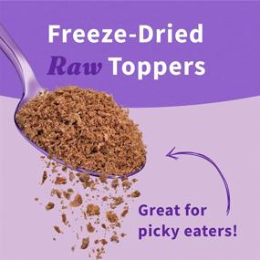 img 1 attached to Freeze Dried Raw Beef Protein Topper - Halo, Real Meat Topper For All Life Stages, 3.5-OZ Bag