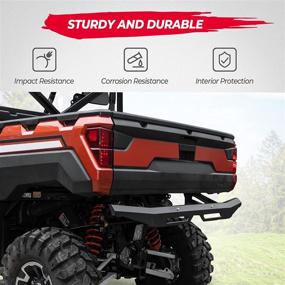 img 1 attached to Brushguard Compatible 2018 2021 Polaris Replacement