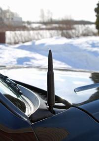 img 3 attached to 🔫 AntennaMastsRus - USA Made - 50 Caliber Bullet Aluminum Antenna compatible with Dodge Ram Truck 1500 (2009-2022) with USA Stainless Steel Threading