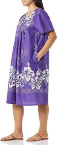 img 3 attached to AmeriMark Border Print Patio Dress Women's Clothing ~ Dresses