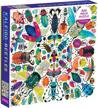 mudpuppy kaleido-beetles 500 piece puzzle - colorful beetles arranged in challenging kaleidoscope pattern for ages 8+ logo