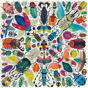 img 1 attached to Mudpuppy Kaleido-Beetles Пазл из 500 деталей - красочные жуки, расположенные в сложном калейдоскопическом узоре для детей от 8 лет