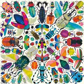 img 3 attached to Mudpuppy Kaleido-Beetles Пазл из 500 деталей - красочные жуки, расположенные в сложном калейдоскопическом узоре для детей от 8 лет