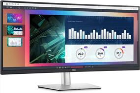 img 2 attached to Dell 34 Inch Ultrawide Monitor P3421W: QHD 🖥️ 3440X1440P, 60Hz, Flicker-Free, Swivel Adjustment, Anti-Glare Coating, USB-C, Curved Display