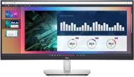dell 34 inch ultrawide monitor p3421w: qhd 🖥️ 3440x1440p, 60hz, flicker-free, swivel adjustment, anti-glare coating, usb-c, curved display logo
