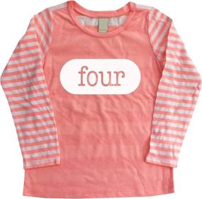 img 1 attached to Happy Family Clothing Birthday Toddler Girls' Clothing via Tops, Tees & Blouses