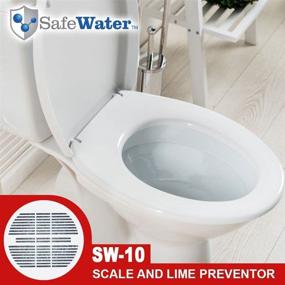 img 1 attached to 🚽 SafeWater Scale and Lime Prevention Disc Filter: Cleaner for Evaporator Coolers and Toilets - Long Lasting Automatic Lime Away Toilet Bowl Cleaner - Keep Your Toilet and Coolers Cleaner - Made in the USA