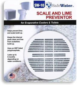 img 4 attached to 🚽 SafeWater Scale and Lime Prevention Disc Filter: Cleaner for Evaporator Coolers and Toilets - Long Lasting Automatic Lime Away Toilet Bowl Cleaner - Keep Your Toilet and Coolers Cleaner - Made in the USA