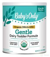 🍼 baby's only organic whey & dairy protein with dha & ara gentle toddler formula 12.7 oz, 1-pack - non-gmo & usda organic - clean label project verified - tummy-friendly логотип