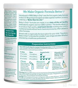img 1 attached to 🍼 Baby's Only Organic Whey & Dairy Protein with DHA & ARA Gentle Toddler Formula 12.7 Oz, 1-Pack - Non-GMO & USDA Organic - Clean Label Project Verified - Tummy-Friendly