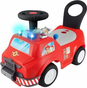 img 3 attached to Интерактивная пожарная машина со светом и звуком - идеально подходит для детей!
