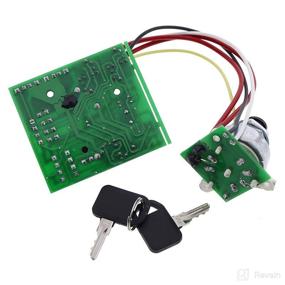 img 3 attached to 🔑 JEENDA AM132500 Ignition Switch Module with Keys: Compatible with John Deere GX255 GX325 LX255 LX266 LX277 LX279 LX280 LX288 GX335 GTX345 GX355 GT225 GT235 GT245 X465 X575 X585 X595 325 335 345 355D - Ultimate Ignition Solution