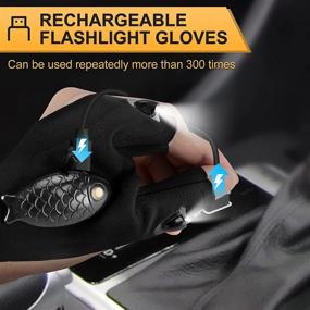 img 3 attached to LED Flashlight Gloves For Men/Women - Calmsen Gadgets, Perfect Repair And Outdoor Activity Gift For Father'S Day Or Any Occasion - 1 Pair