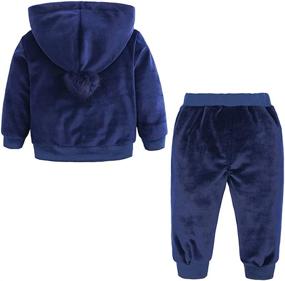 img 3 attached to Kids Tales Velour Tracksuit Elastic Boys' Clothing ~ Active