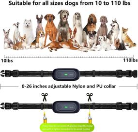 img 3 attached to 🐶 NVK Rechargeable Dog Training Collar: Beep, Vibration, and Shock Modes, Waterproof Collar, No Remote