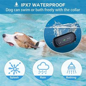 img 1 attached to 🐶 NVK Rechargeable Dog Training Collar: Beep, Vibration, and Shock Modes, Waterproof Collar, No Remote