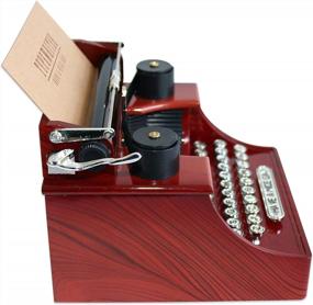 img 3 attached to Add Vintage Charm To Your Space With The Alytimes Typewriter Music Box