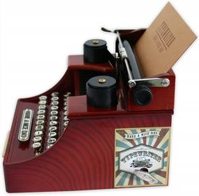 img 2 attached to Add Vintage Charm To Your Space With The Alytimes Typewriter Music Box