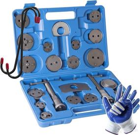 img 4 attached to 🔧 LGDWINGS 26PCS Heavy Duty Disc Brake Piston Caliper Compressor Rewind Tool Set - Brake Pad Replacement Reset Kit for American, European, Japanese Autos