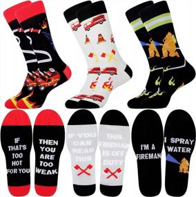 img 3 attached to Men'S Novelty Dress Socks - Funny Fun Crazy Gifts For Men