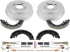 img 1 attached to 🔧 Power Stop KOE15311DK Autospecialty Rear Brake Kit - OE Brake Drums & Ceramic Pads: Upgrade Your Vehicle's Braking System!