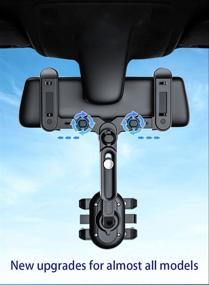 img 1 attached to 360°Rotatable Retractable Multifunctional Rearview Adjustable