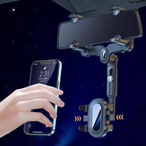 img 3 attached to 360°Rotatable Retractable Multifunctional Rearview Adjustable