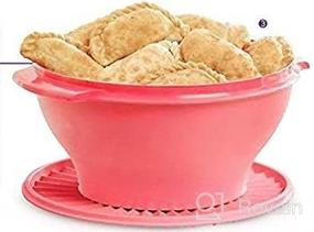 img 4 attached to 🍓 Crushed Raspberry Tupperware Servalier Bowl 17 Cup: Durable and Stylish Storage Solution