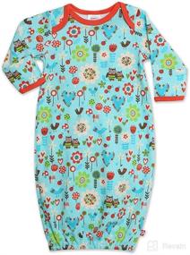 img 1 attached to 👶 Zutano Baby Girls' Penny Lane Gown - Stylish & Comfortable Infant Dress