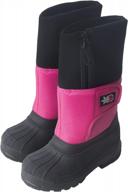 snowstoppers childrens snow boot with extra long sleeve logo