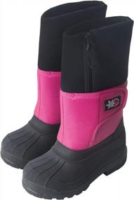 img 4 attached to Детские зимние ботинки SnowStoppers с удлиненным рукавом