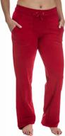 alki'i women's lounge pants with pockets - straight leg knit for maximum comfort and style logo
