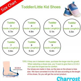 img 1 attached to Soft Sole Breathable Trainers For Boys And Girls: First Walking Shoes For Toddlers 1-4 Years | Lightweight, Non-Slip, Slip-On Sneakers With TPR Material, Cotton Canvas, And Mesh For Outdoor Use.