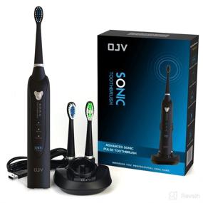 img 4 attached to Powerful Rechargeable Toothbrush with Replaceable Heads - OJV Professional