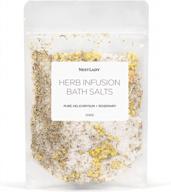 nestlady pure helichrysum rosemary detox bath salt relaxing antioxidants anti-inflammatory anti-aging 12.8oz logo