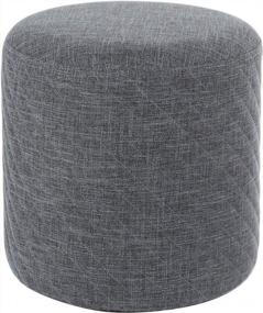 img 3 attached to Stylish And Versatile Silverwood Ottoman In Sleek Grey Finish