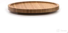 img 4 attached to 🎋 Bamboo Tool Crock Turntable Lazy Susan by RSVP International, 8.25 inches - Ideal for Cabinets or Countertops - Rotating Base with Strong Lip for Organizing Spices & Small Bottles